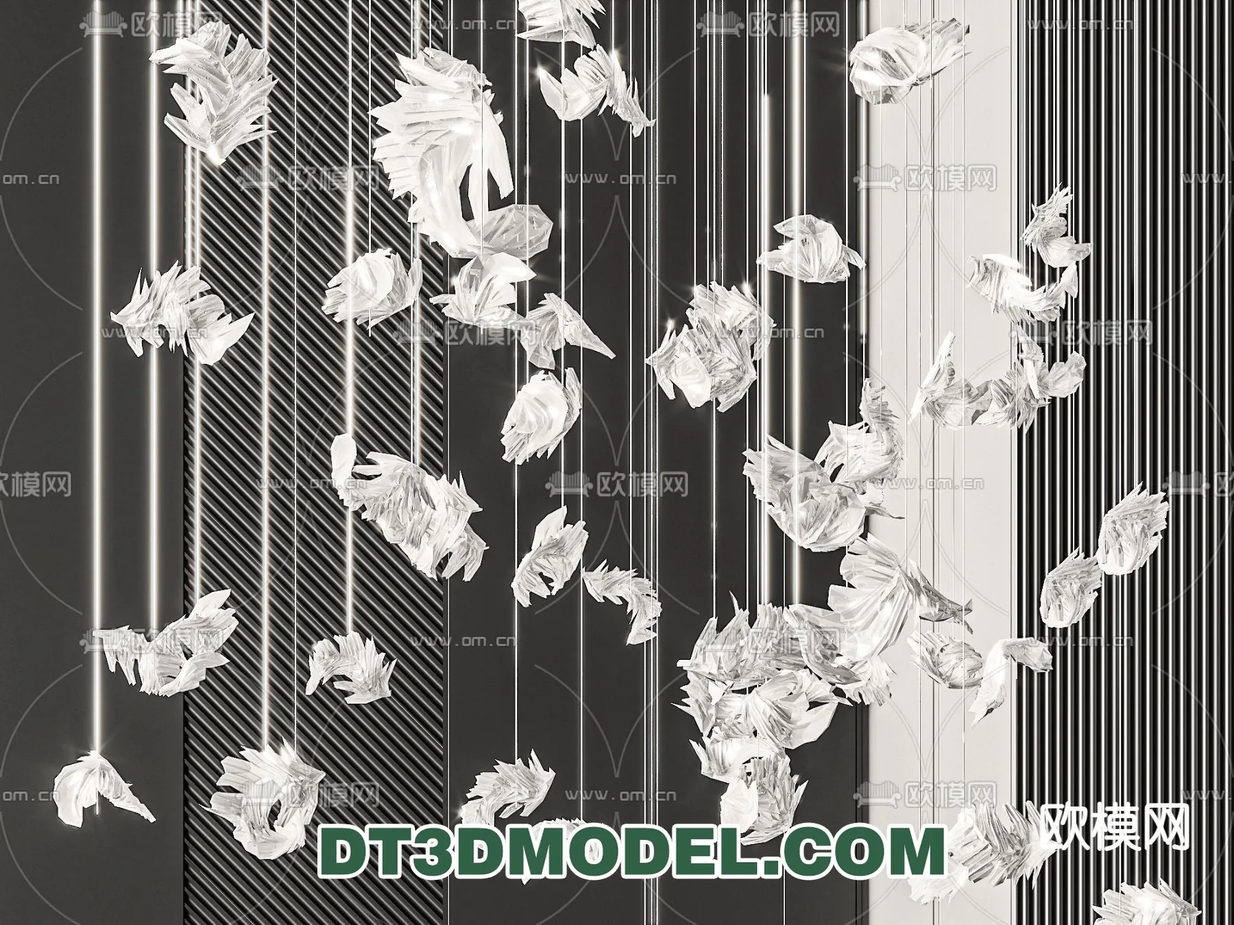 Pendant Light - Interior Decor 3D Model - 113