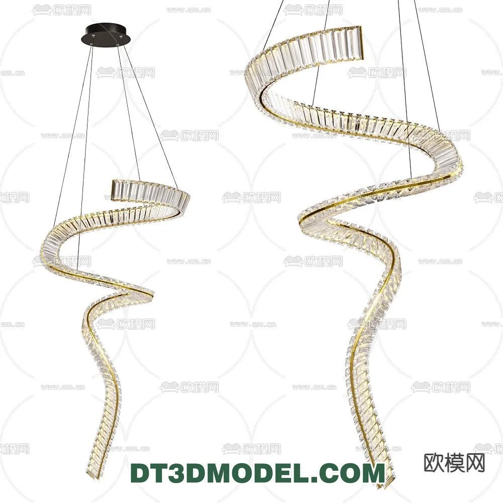 Pendant Light - Interior Decor 3D Model - 117
