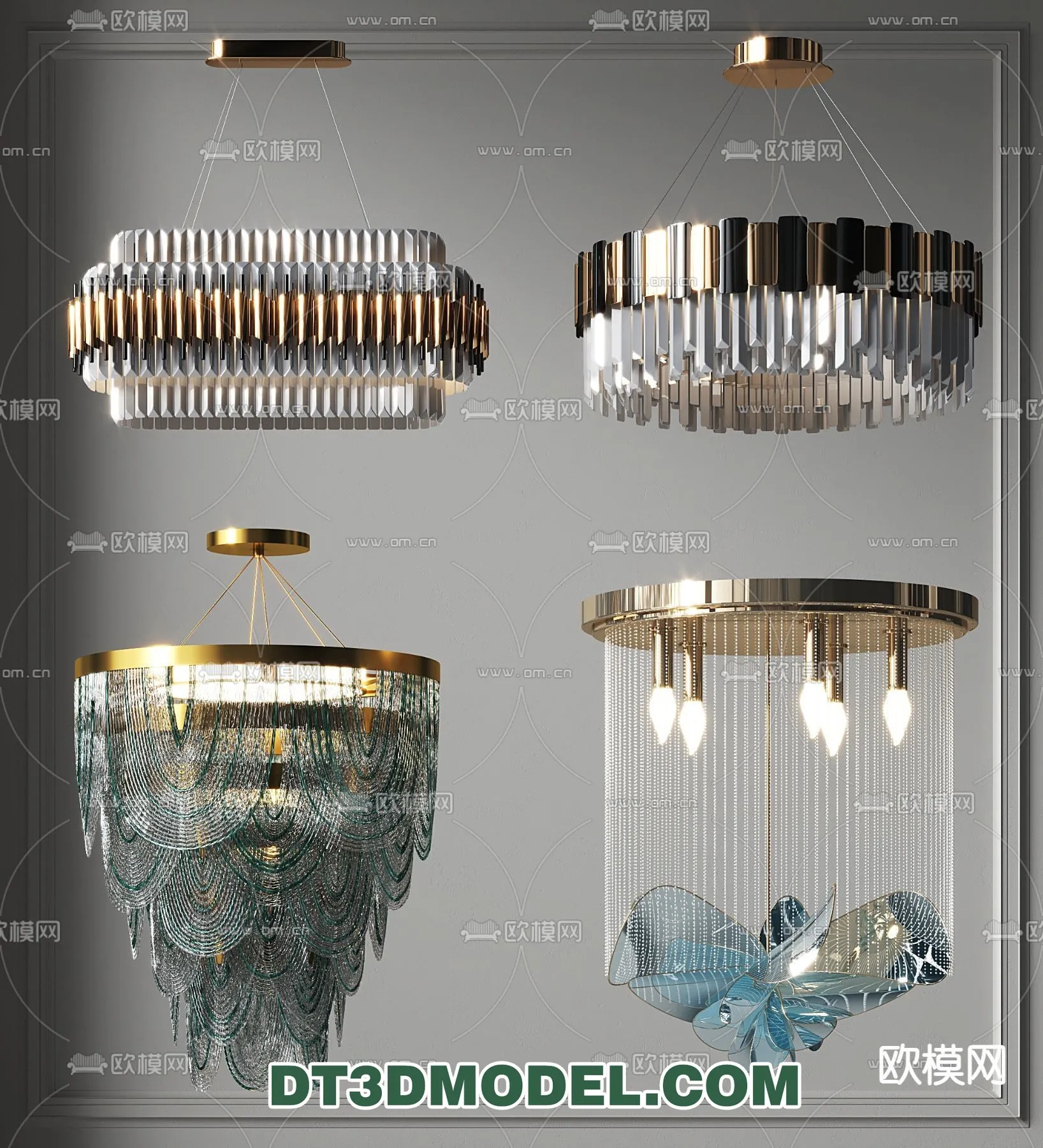 Pendant Light - Interior Decor 3D Model - 123