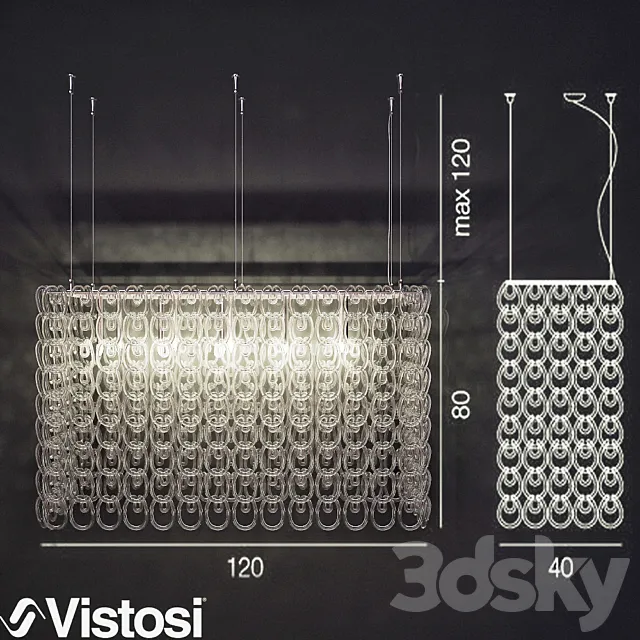 pendant light VISTOSI 3D Model