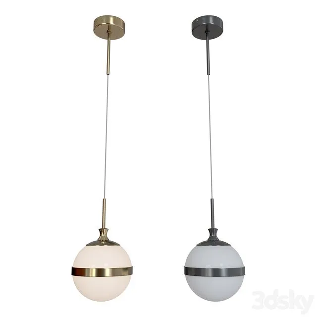 Pendant lights Lightstar GLOBO 813111 and 813117 3D Model
