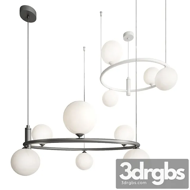Pendant lights maytoni ring 3D Model Free