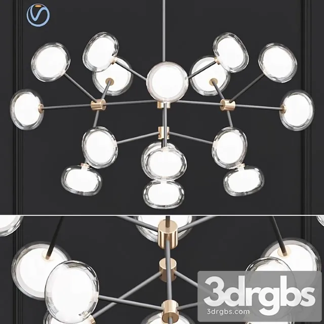 Pendant lights nabila chandelier 3D Model Free