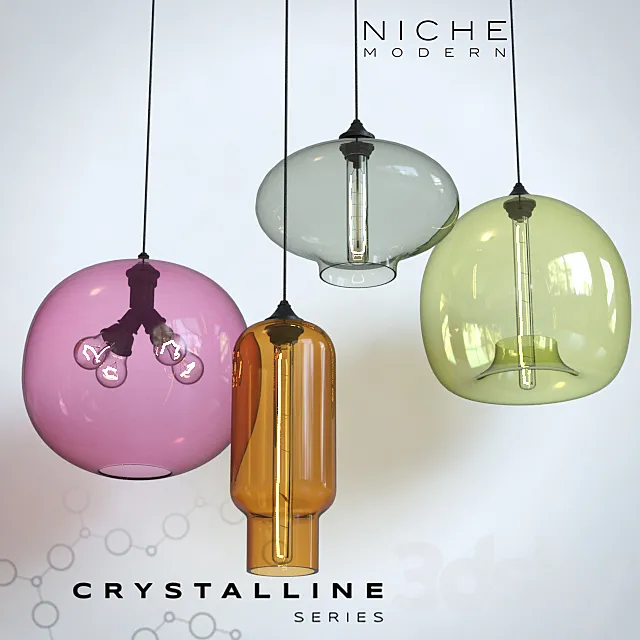 Pendant lights Niche Crystalline - 4 Free Download