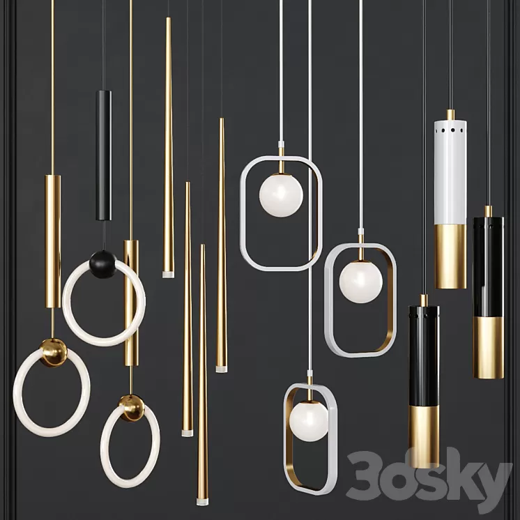 Pendant lights set 026