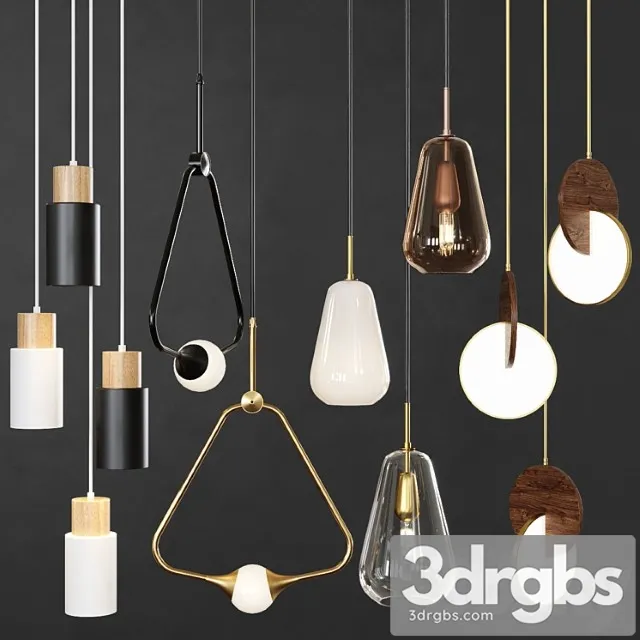 Pendant lights set 048 Free Download