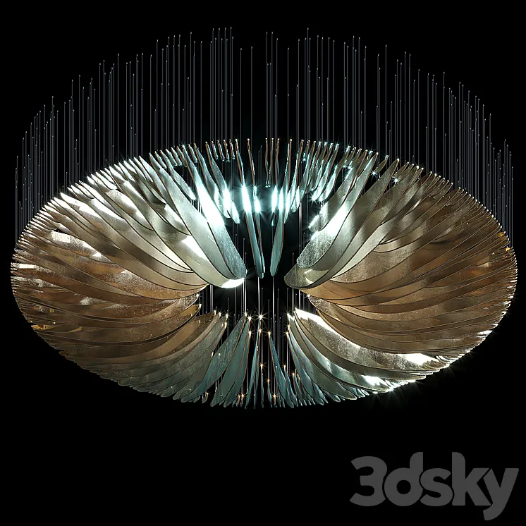 Pendant sculpture by Vargov Design - Oudemansiella 3D Model Free