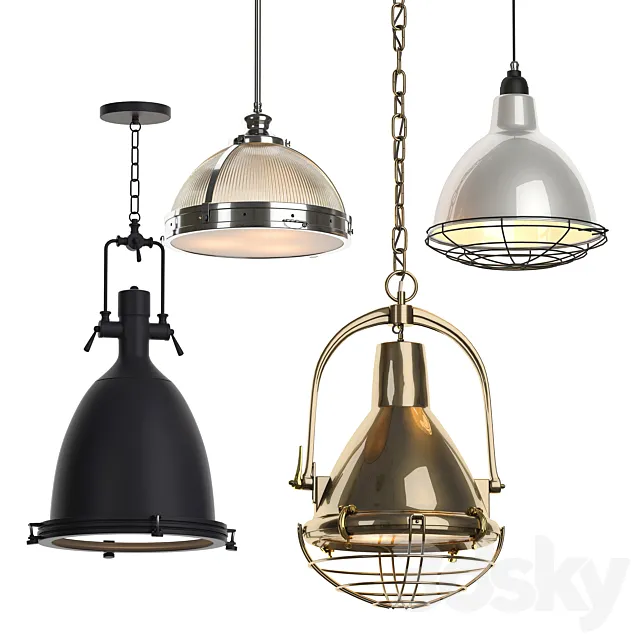 PENDANT SET 2 3D Model