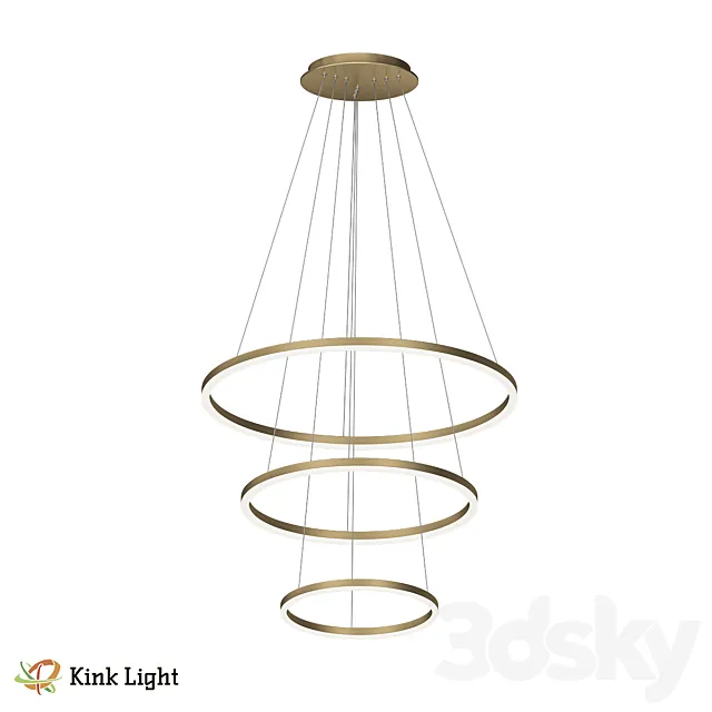 Pendant Thor matt gold 0822333 OM 3D Model