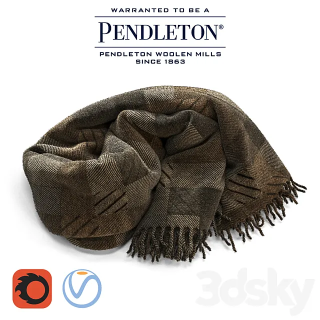 PENDLETON woolen blanket _ for Corona Renderer and Vray Free Download