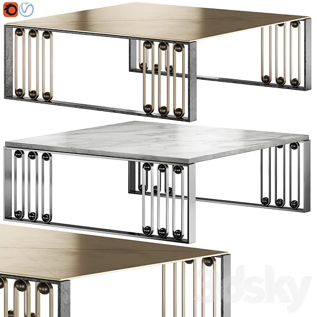 Pendule Coffee Table 3DModel