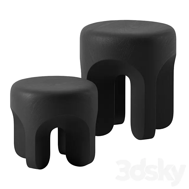PENEK Stools by NUMO 3DModel
