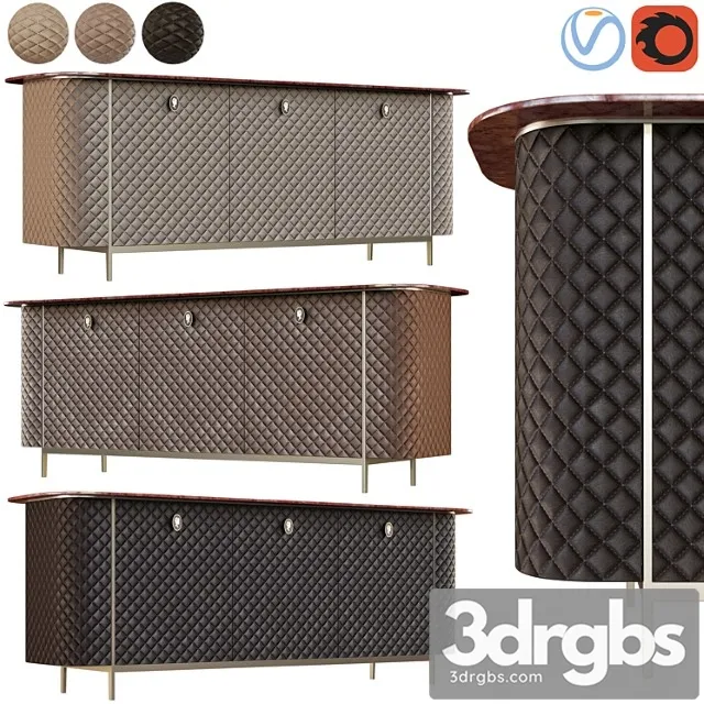 Penelope Dining Cupboard 3D Model Free