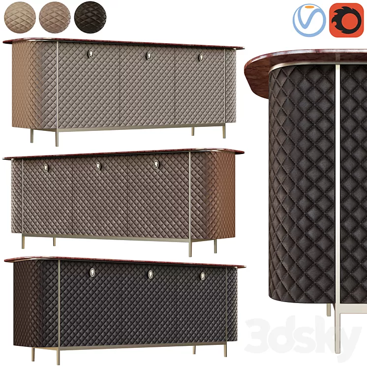 penelope dining- cupboard 3D Model