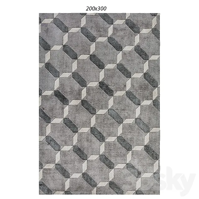 Penelope Gray contemporary carpet 3DModel