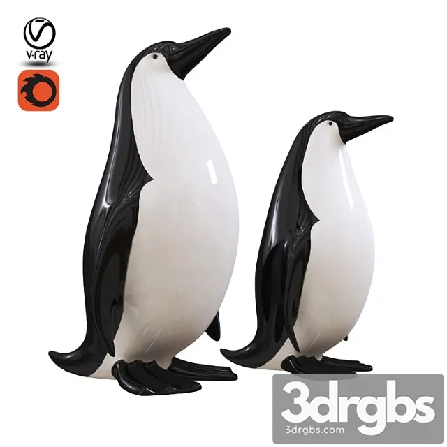 Penguin statuettes Free Download