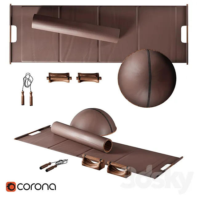 PENT. luxury fitness equipment 3D Model