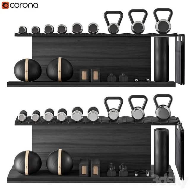 PENT. luxury fitness equipment 3D Model