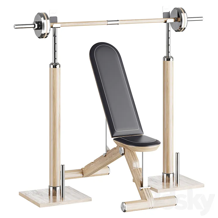 PENT. luxury fitness equipment 3D Model Free