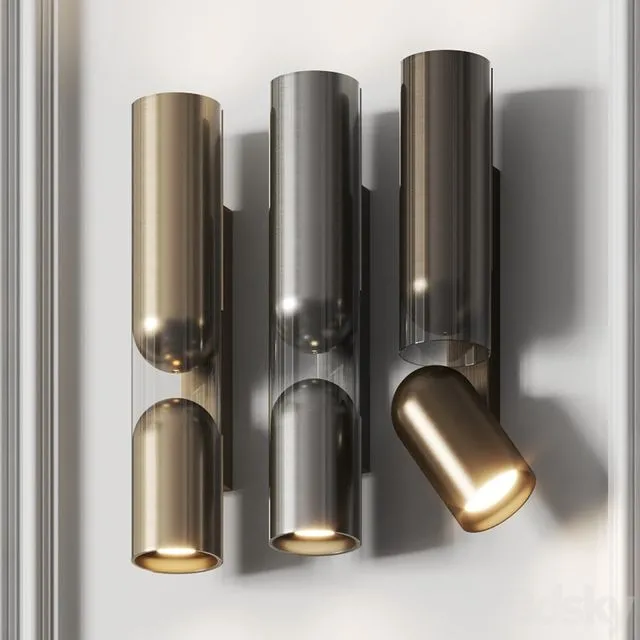 Penta Clash Wall Lamps 3D Model