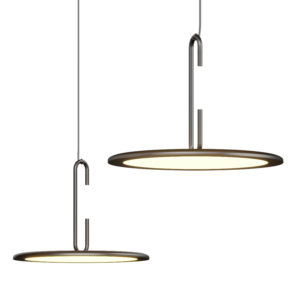 PENTA - Pendant lamp Clip suspension 3D Model