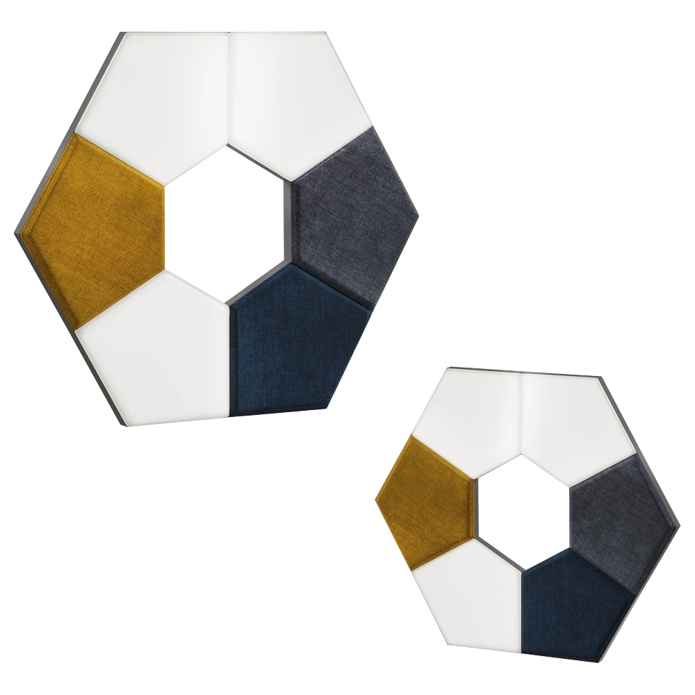 PENTA - Wall panel & lighting Tile 3D Model