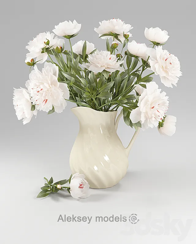 Peonies 3DModel