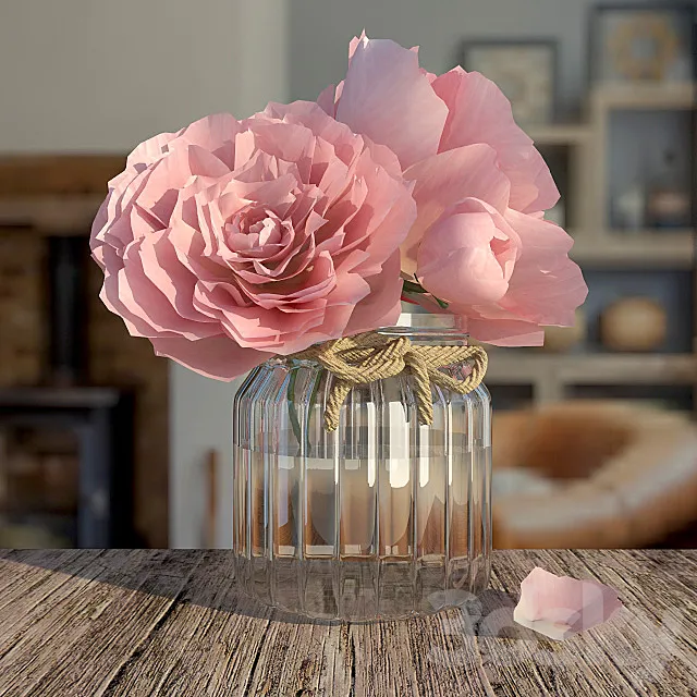 Peonies 3DModel