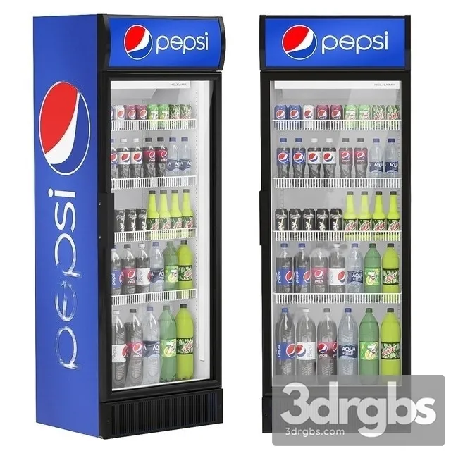 Pepsi Refrigerator 3D Model Free