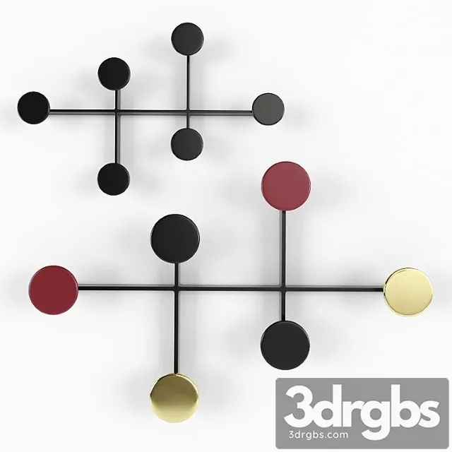 Perchero Afteroom Coat Hanger By Menu 3D Model Free