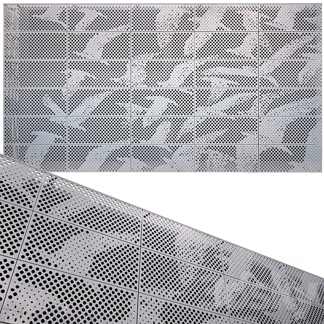 perforated metal panel N14 Free Download