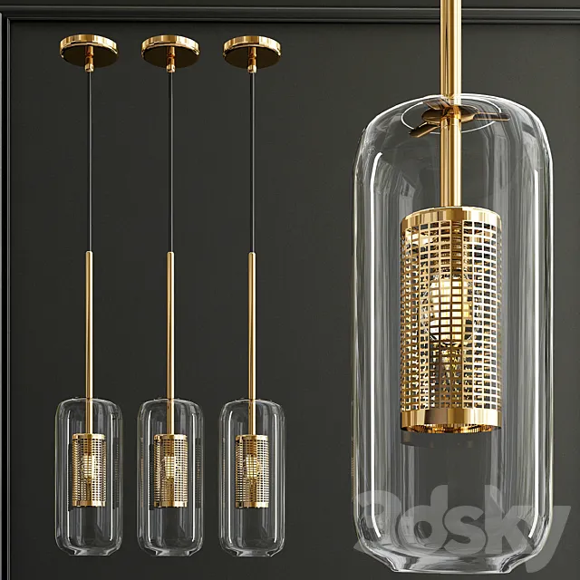 Perforation wall lamp 3DModel