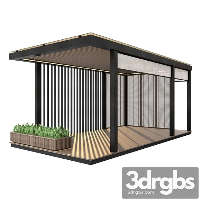 Pergola 12 3D Model Free