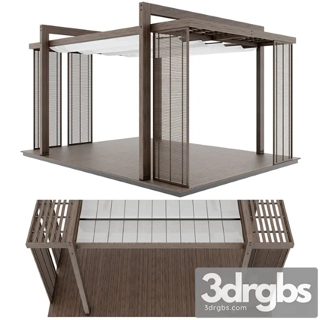 Pergola 2 3D Model Download