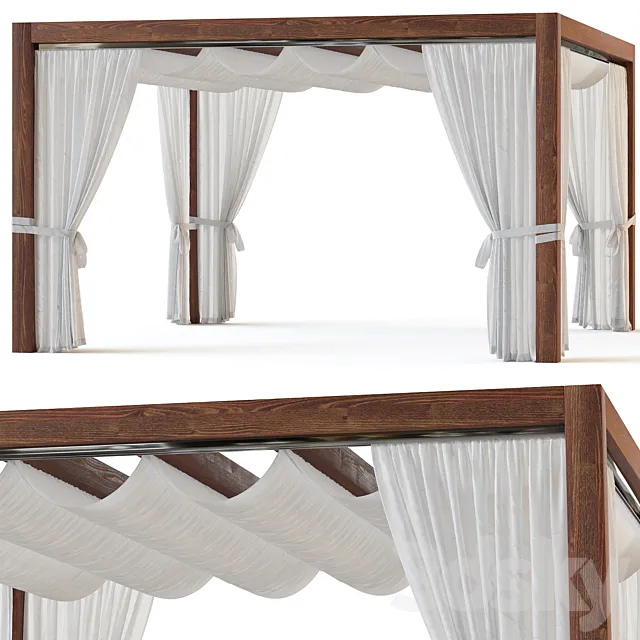 Pergola 3D Model