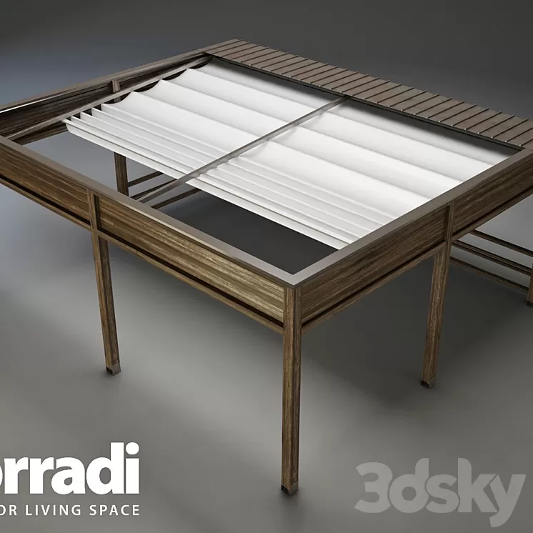 Pergola Corradi 3D Model