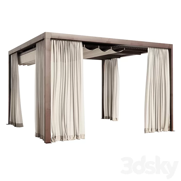 Pergola Eivissa Open Air 3D Model