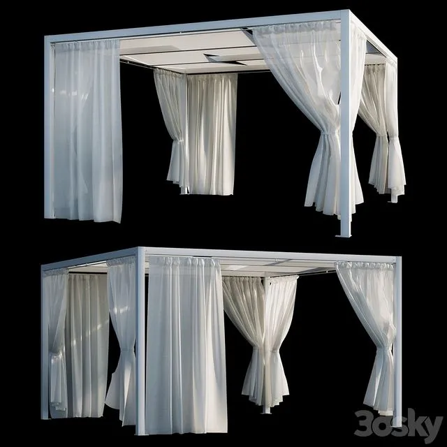 Pergola Giulio Barbieri Kube 3D Model