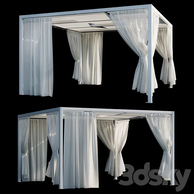 Pergola Giulio Barbieri Kube 3D Model