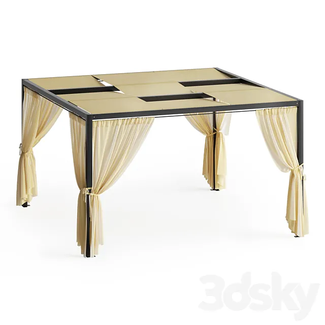 Pergola Giulio Barbieri Kube v3 3D Model