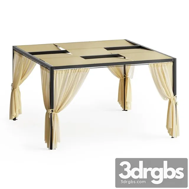 Pergola giulio barbieri kube v3 3D Model Free