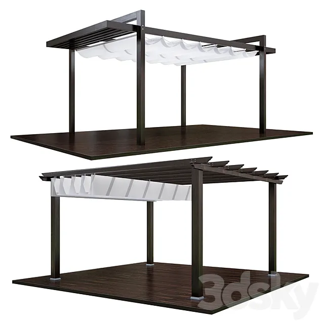 Pergolas 3D Model
