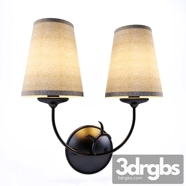 Permo Vintage Double Sconce Antique 3D Model Free