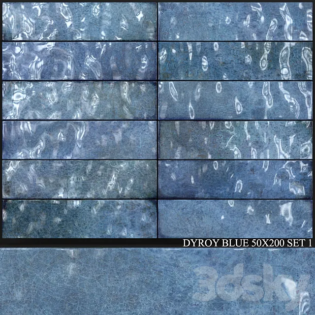 Peronda Dyroy Blue 50x200 Set 1 3D Model