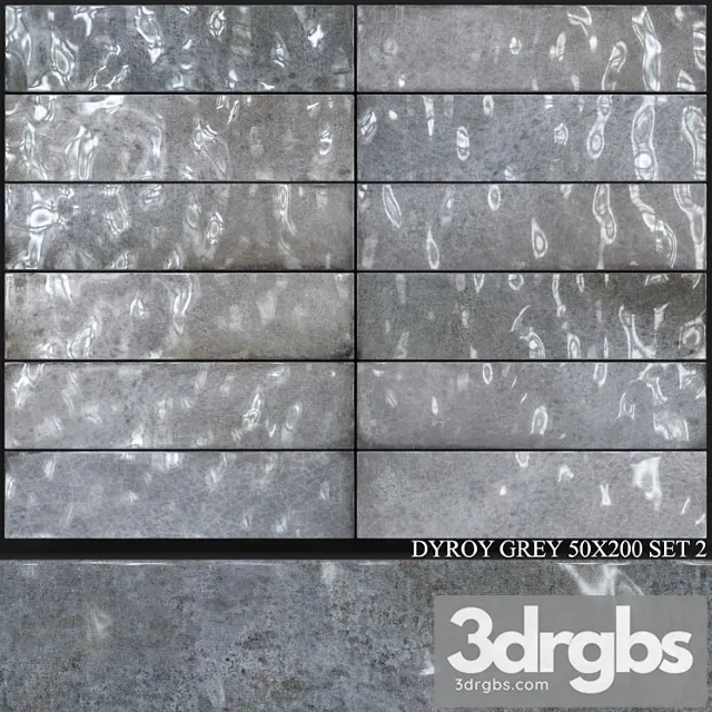 Peronda dyroy grey 50x200 set 2 3D Model Free