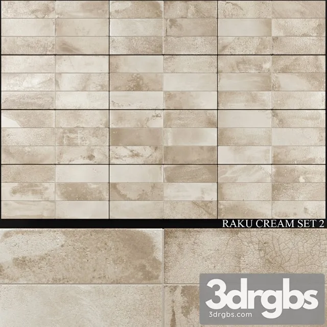 Peronda fs raku cream set 2 3D Model Free
