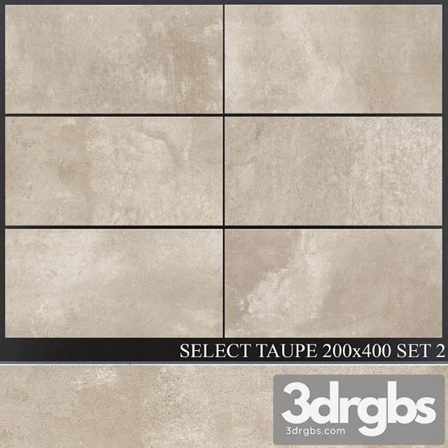 Peronda Select Taupe 200x400 Set 2 3D Model Free
