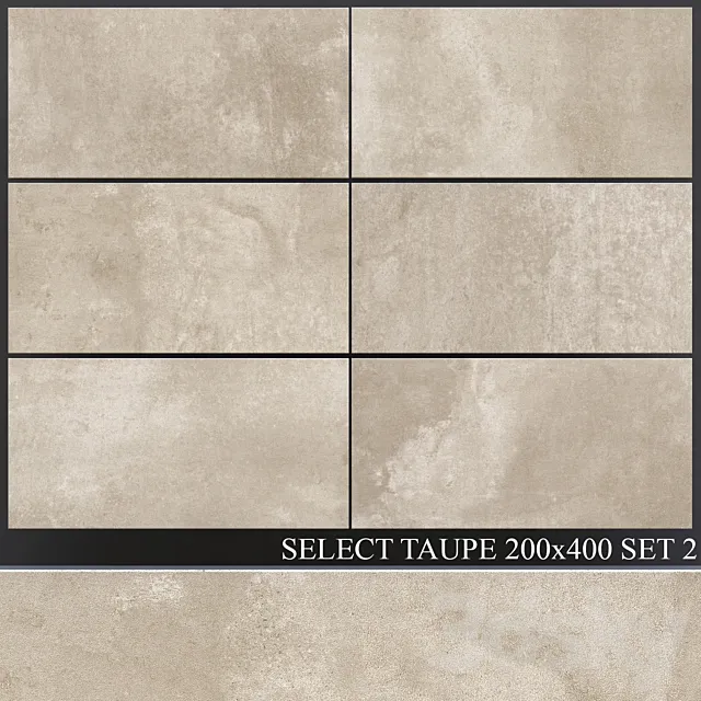 Peronda Select Taupe 200x400 Set 2 3D Model