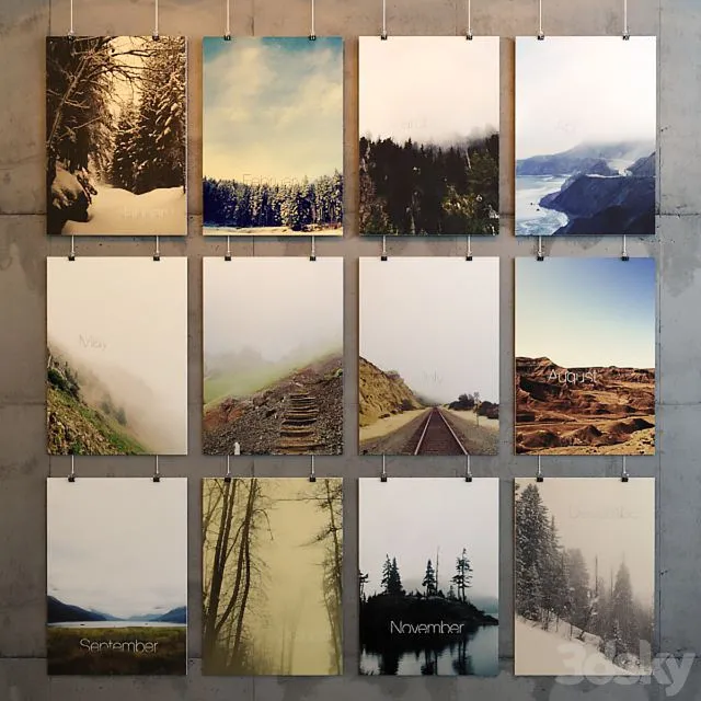 Perpetual Calendar 3D Model