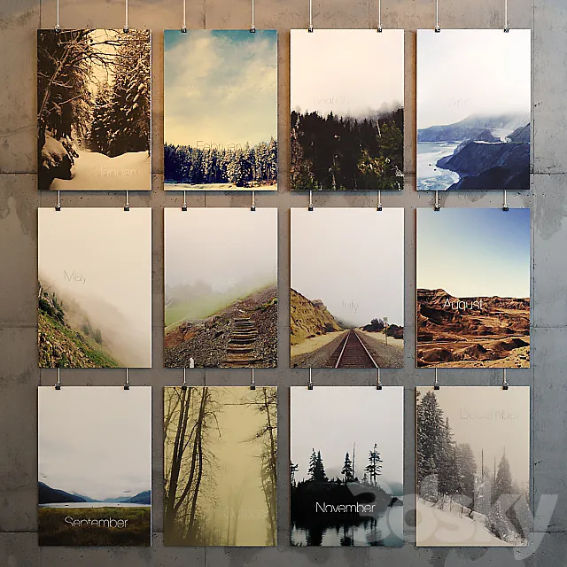 Perpetual Calendar 3D Model